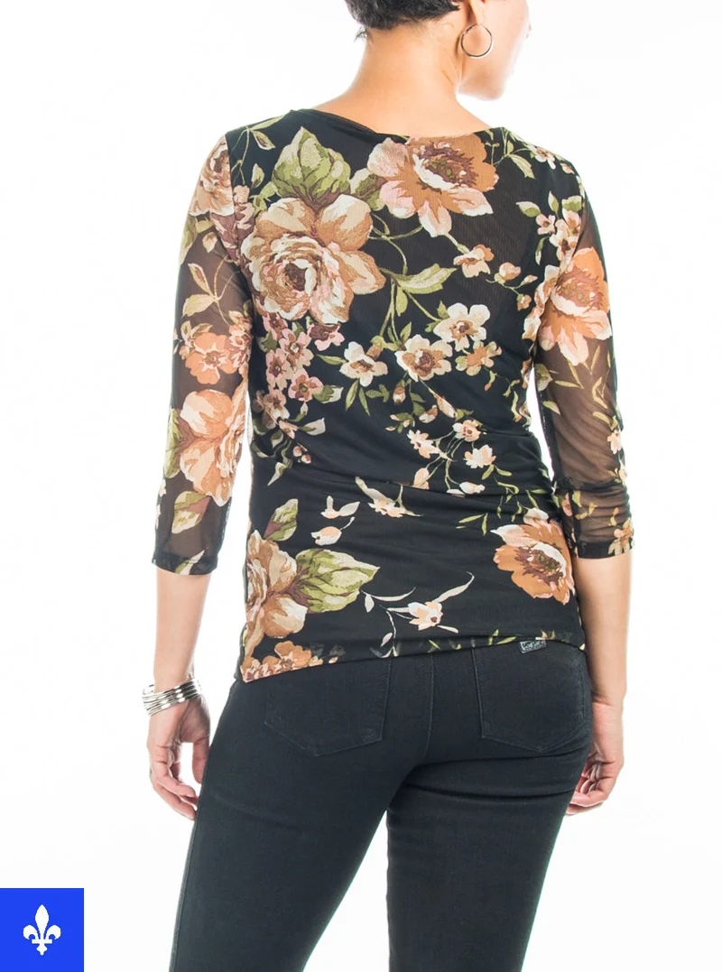 Blouse en maille | Fabriquée au Québec