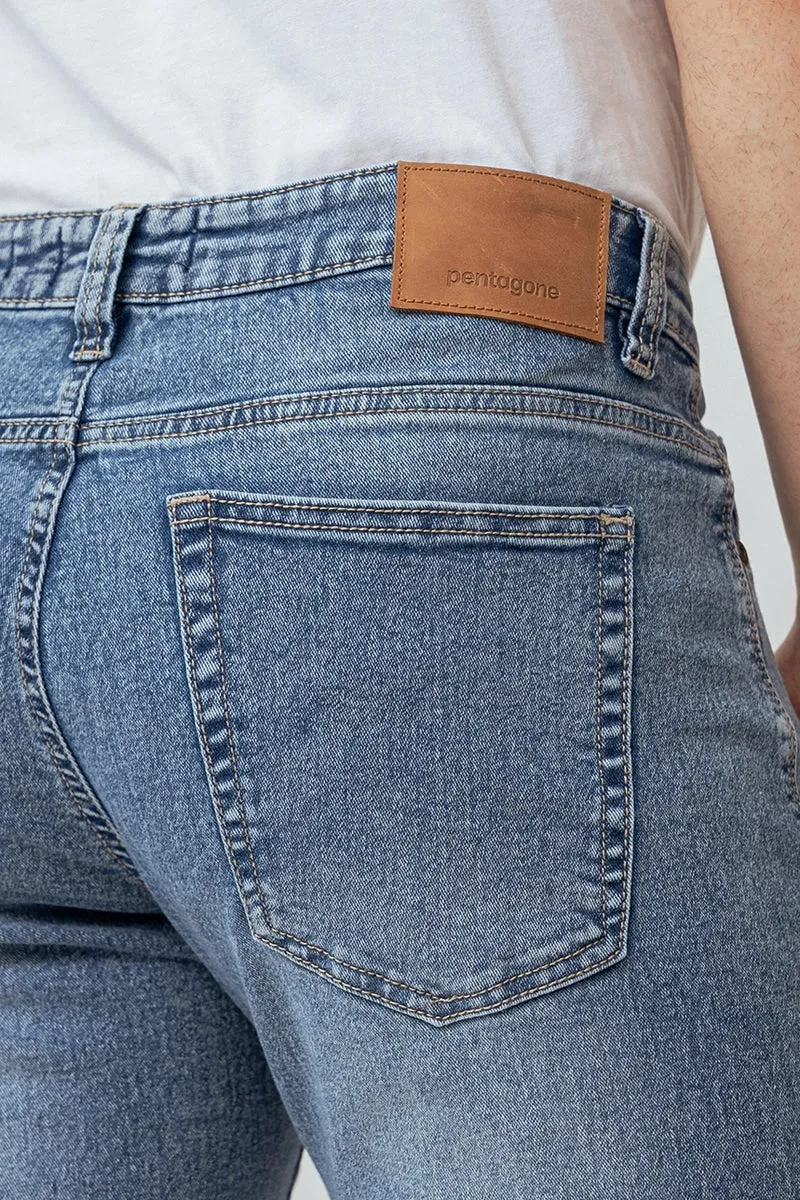 Le jeans classique jambe droite