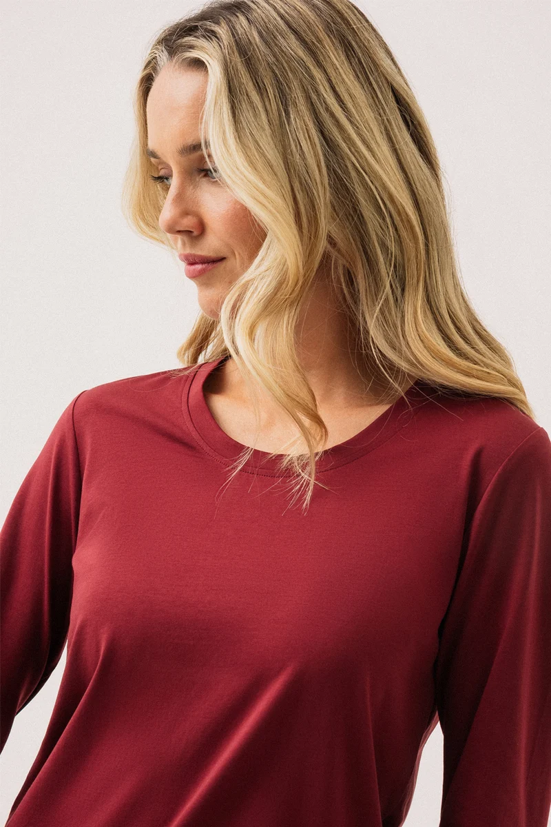 Le t-shirt basique à manches longues