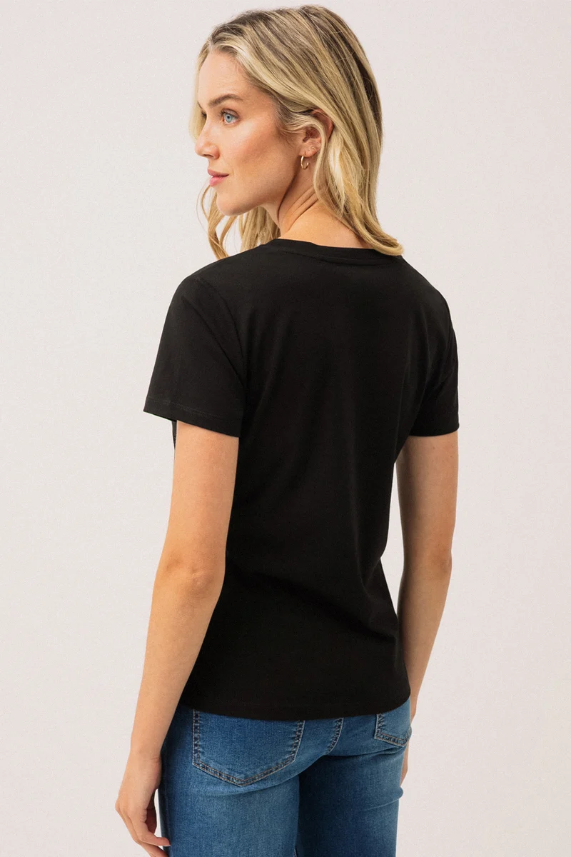 Le t-shirt basique à manches courtes