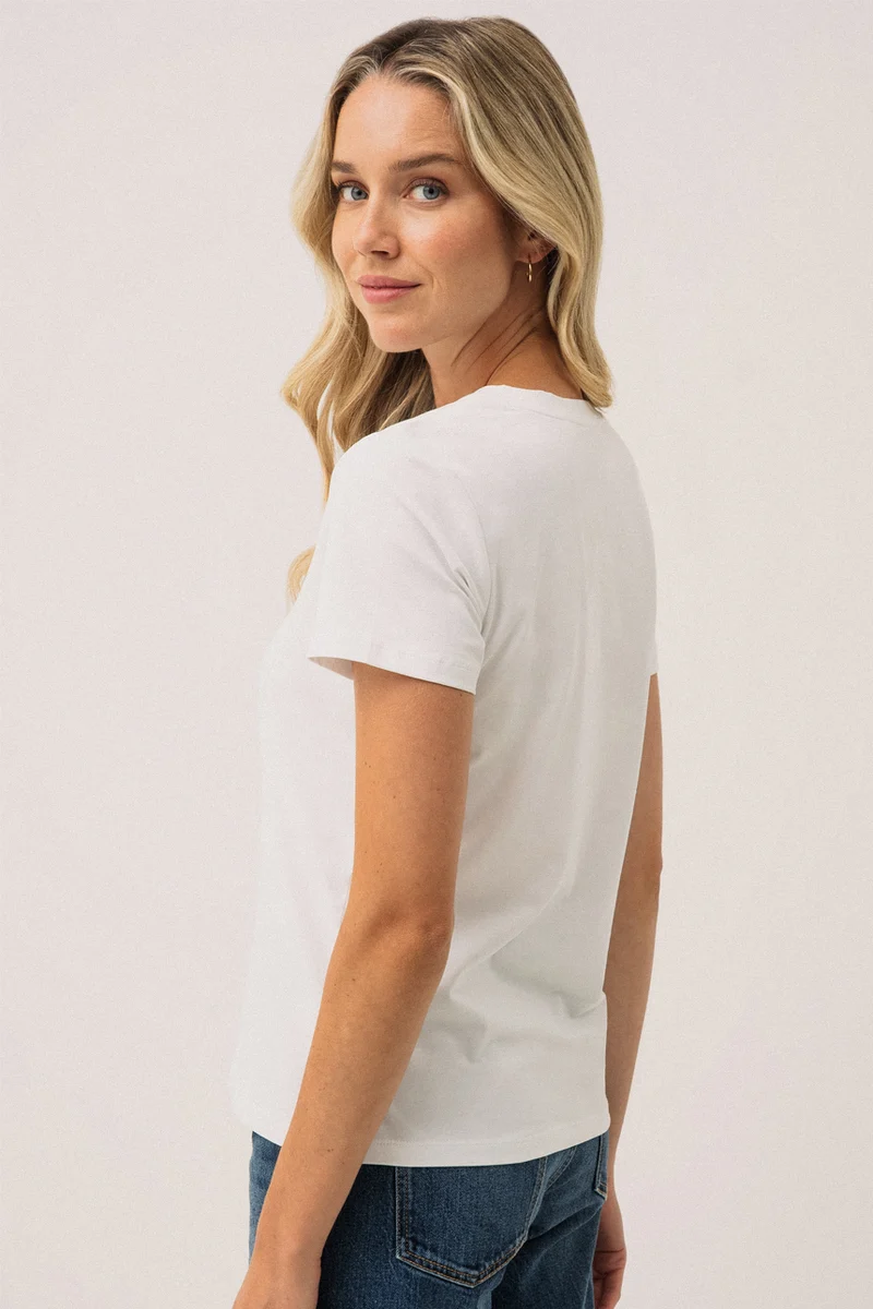 Le t-shirt basique à manches courtes