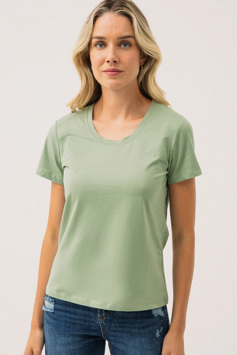 Le t-shirt basique à manches courtes