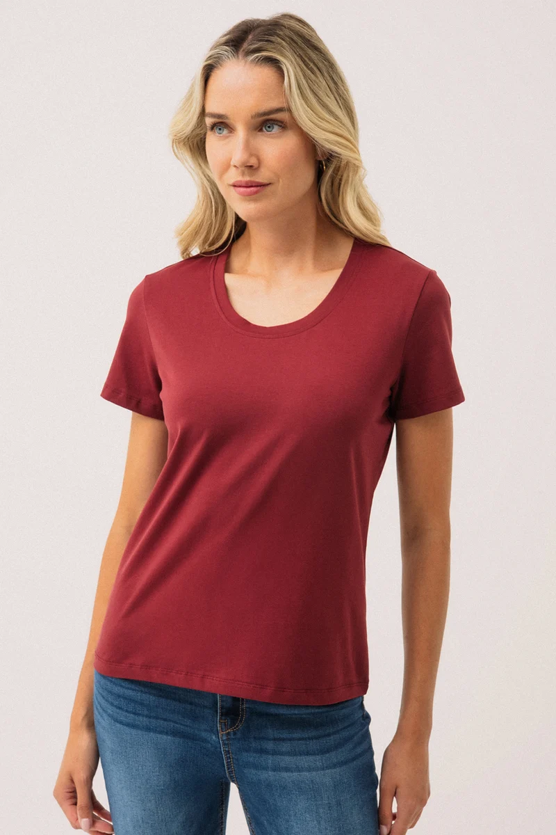 Le t-shirt basique à manches courtes