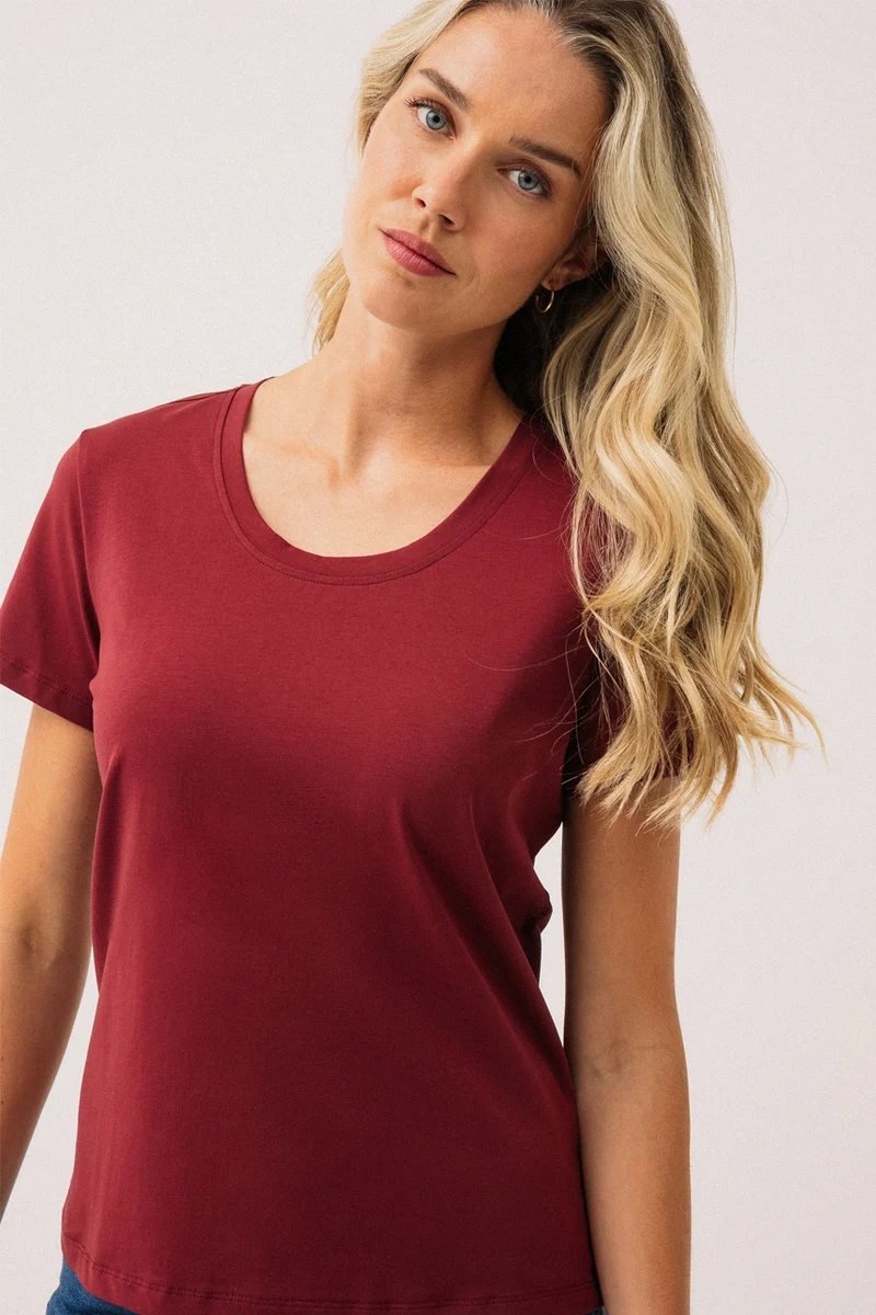 Le t-shirt basique à manches courtes