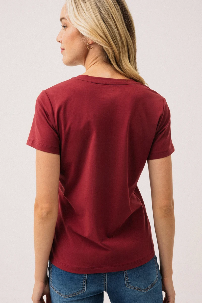 Le t-shirt basique à manches courtes