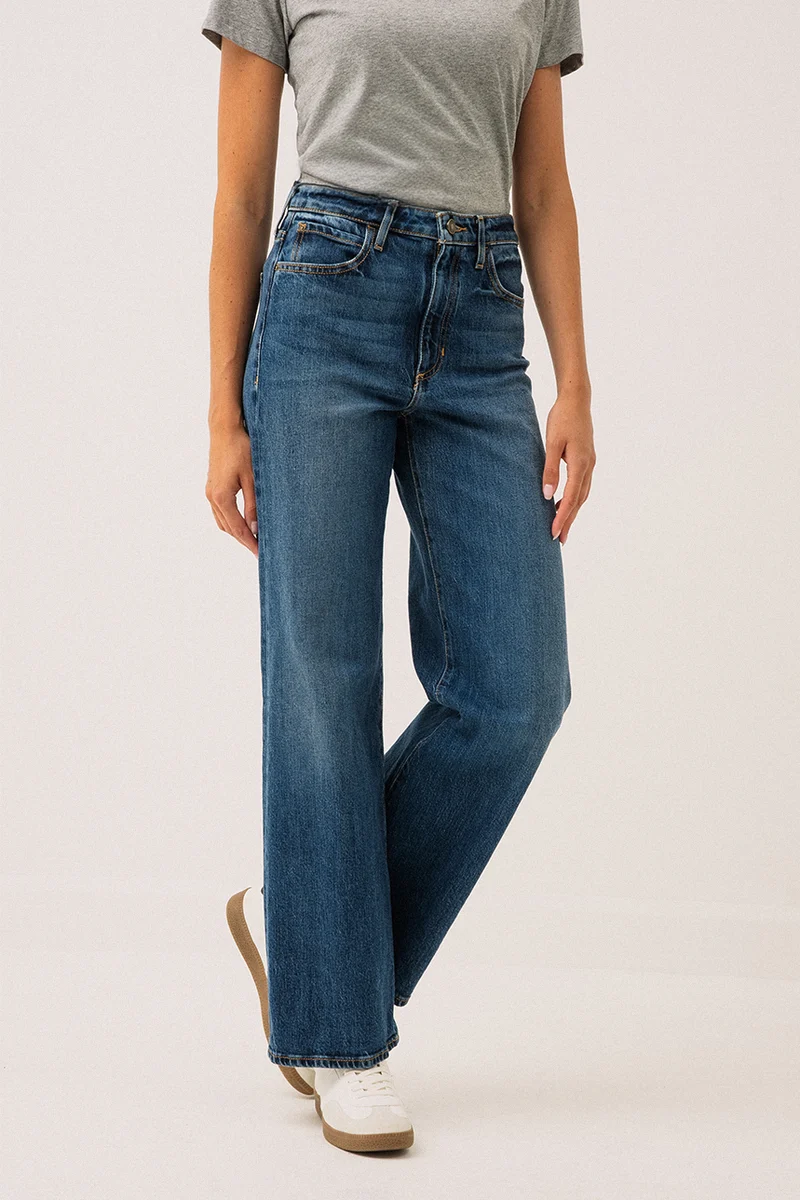 Le jeans Guess bleu medium | Modèle jambe ample