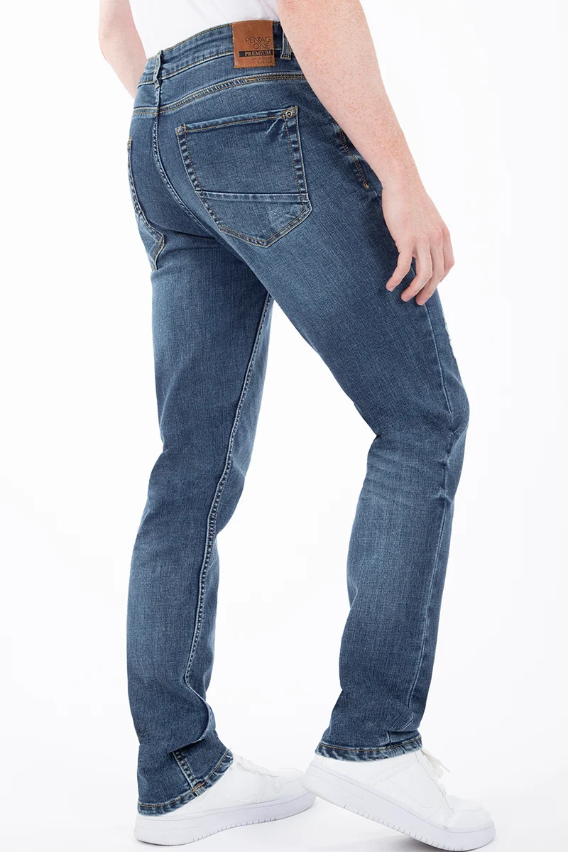 Jean étroit détails usés | Modèle G_Fit | 2 couleurs