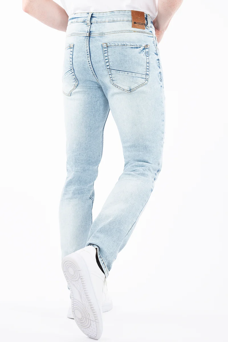 Jean étroit détails usés | Modèle G_Fit | 2 couleurs
