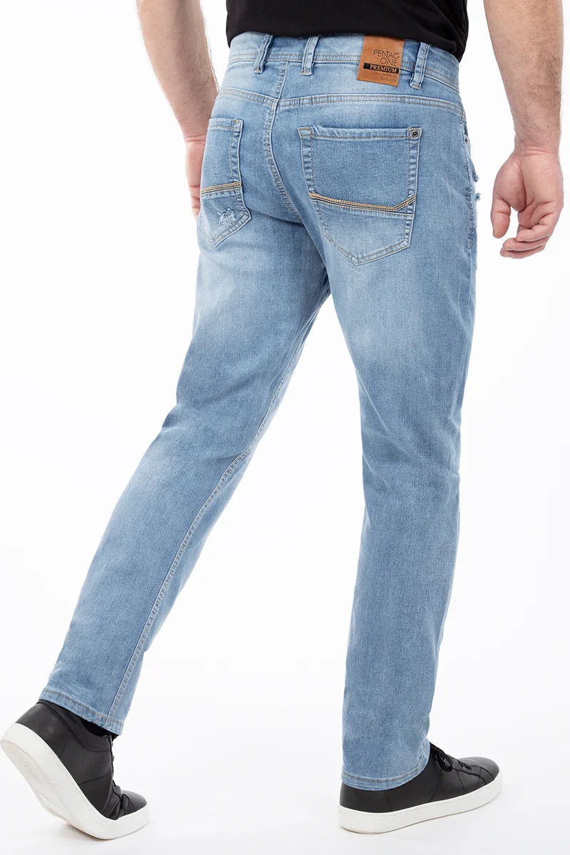 Jean étroit taille régulière | Modèle G_Fit | 2 couleurs