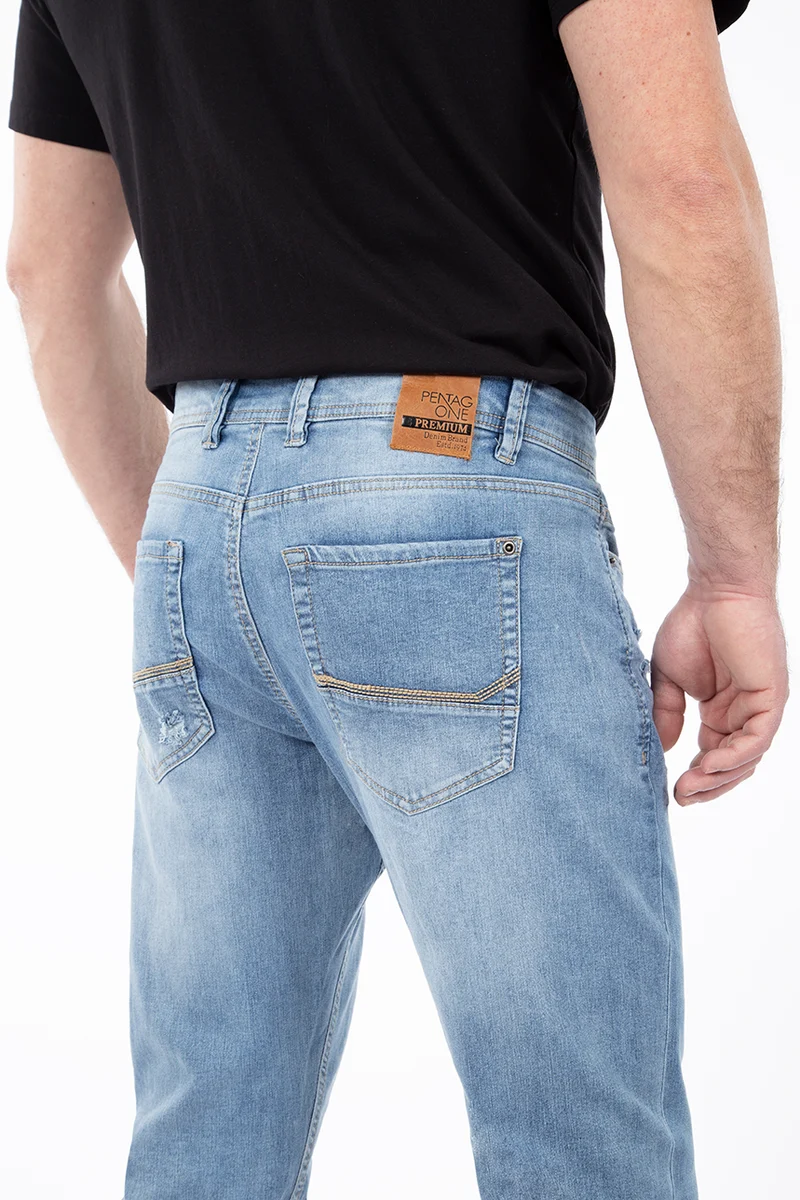 Jean étroit taille régulière | Modèle G_Fit | 2 couleurs