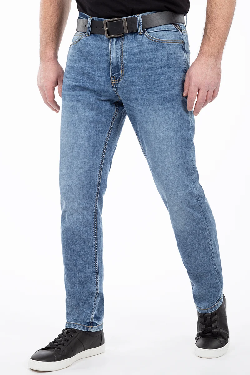 Jean étroit taille régulière | Modèle G_Fit | 2 couleurs
