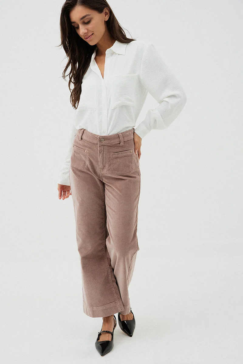 La blouse classique en crêpe