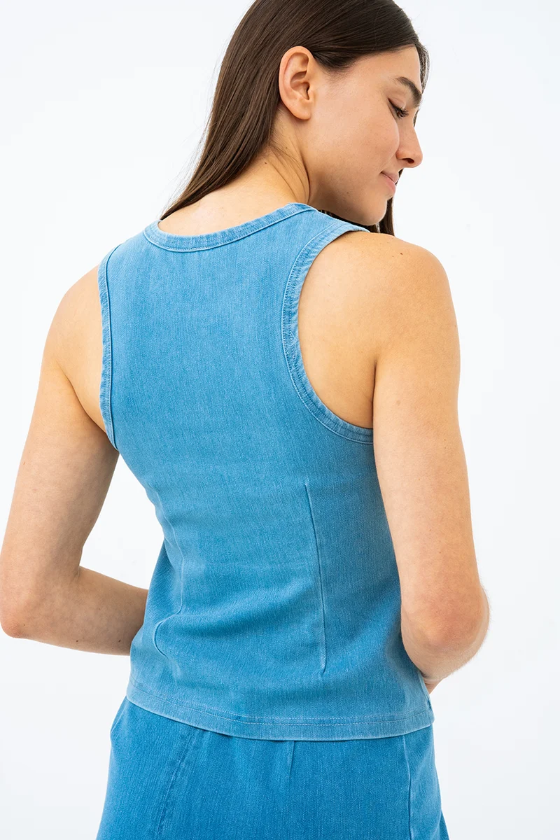 La camisole en denim