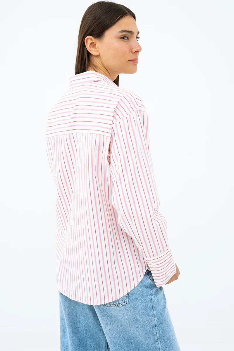 La blouse en popeline à rayure par JJXX | Modèle Caro