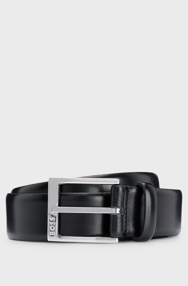 Ceinture BOSS noire en cuir