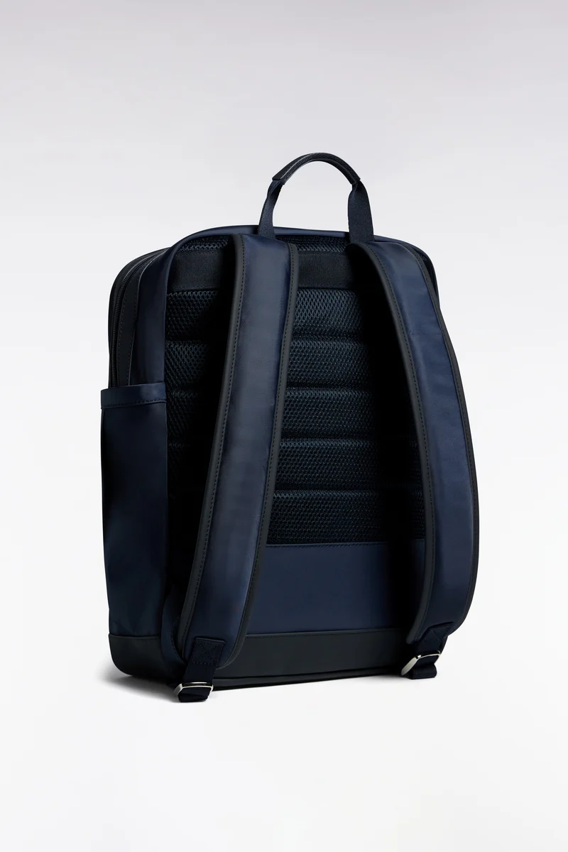 Sac à dos en gomme et nylon marine