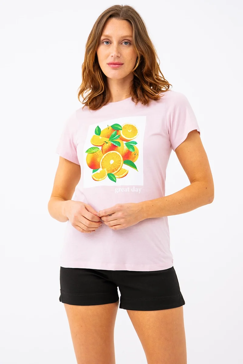 Le t-shirt imprimé « great day »