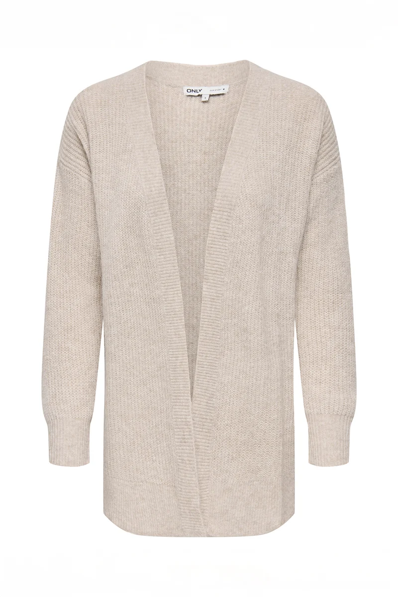 Le cardigan effet mohair beige