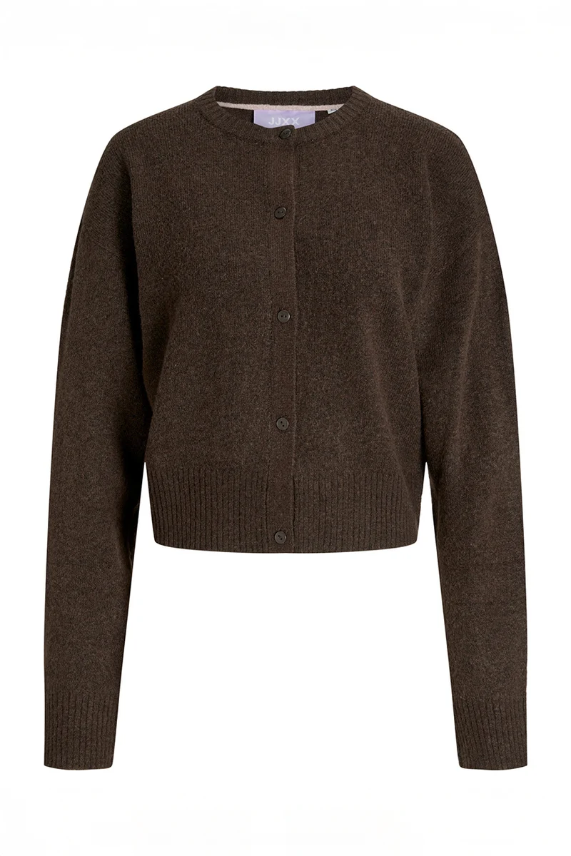 Le cardigan court en tricot
