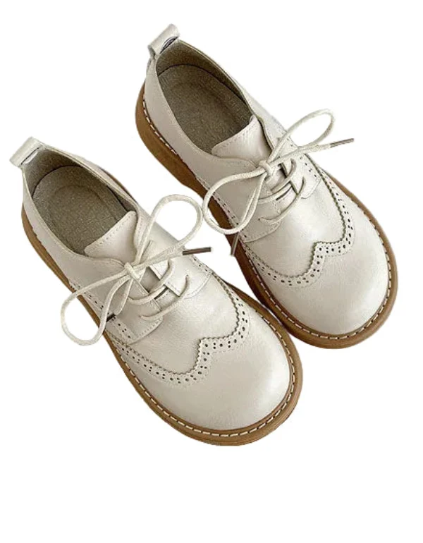 Krystal | Chaussures Oxford à Bout Carré et Large pour Femmes