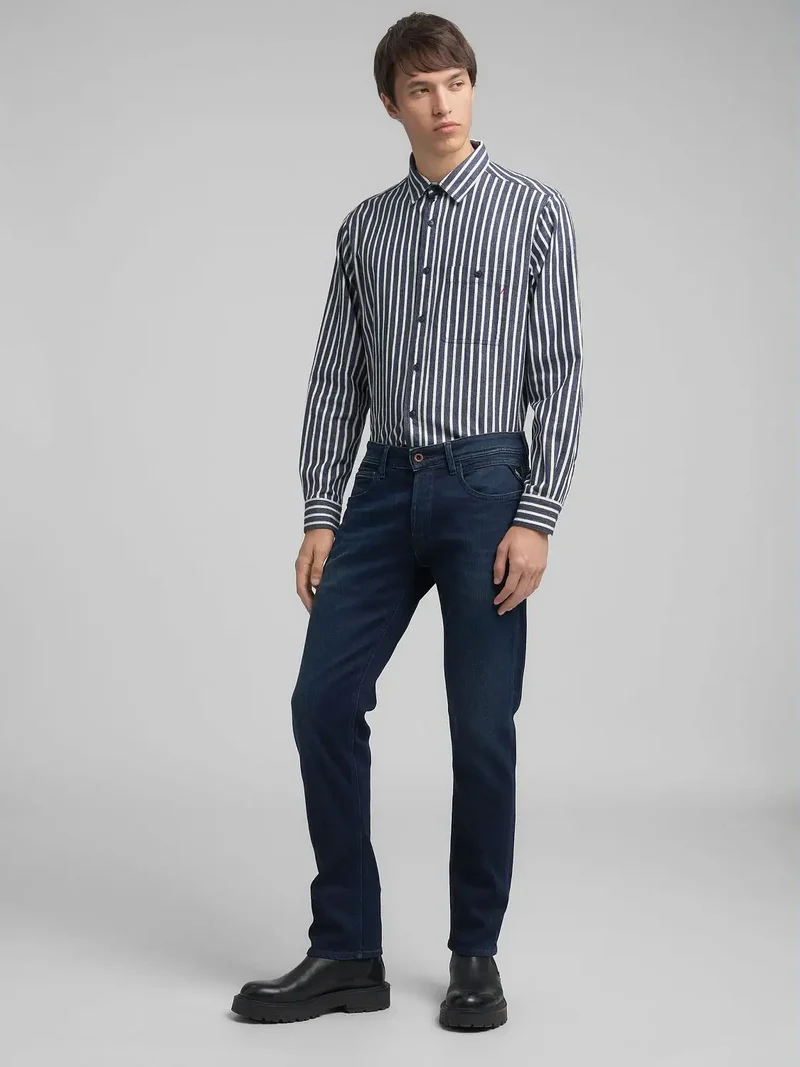 Jean Replay bleu foncé