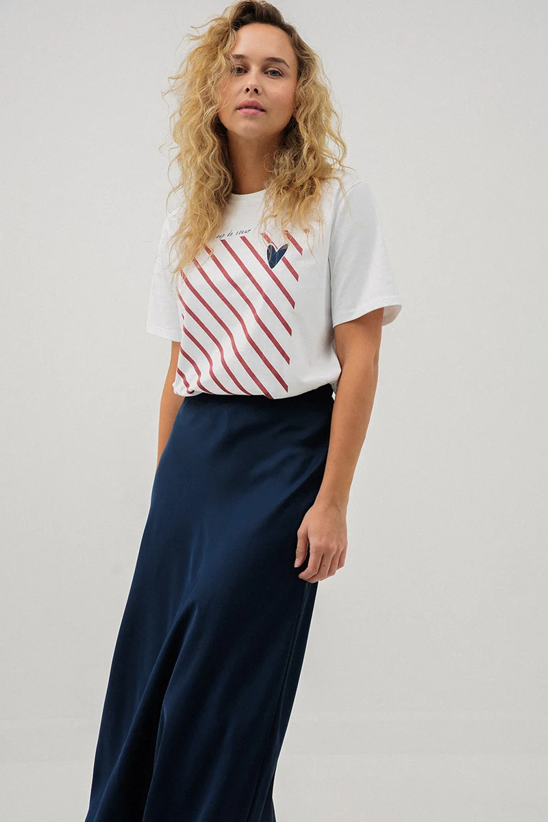 Le t-shirt “Boxy” imprimé