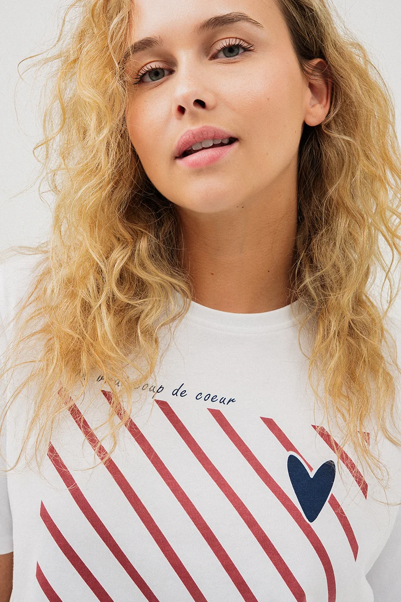 Le t-shirt “Boxy” imprimé