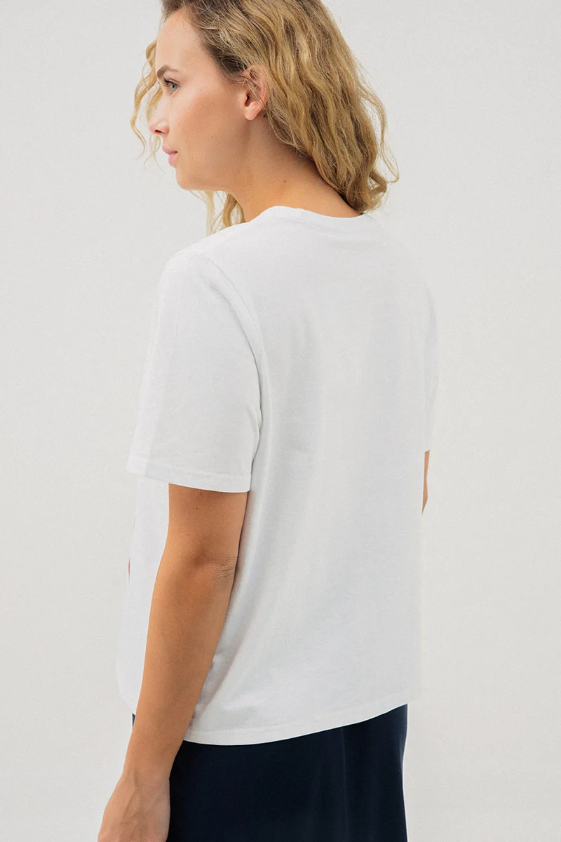 Le t-shirt “Boxy” imprimé