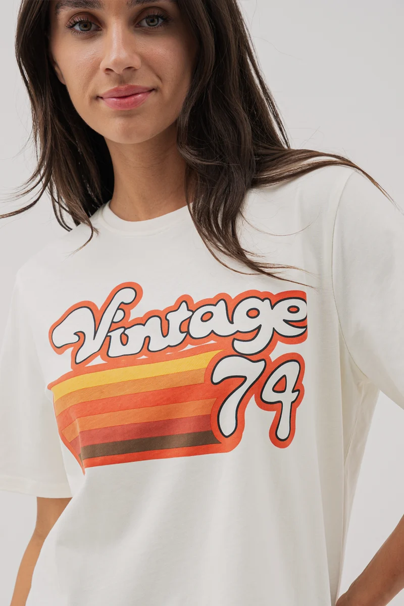 Le t-shirt “Boxy” imprimé