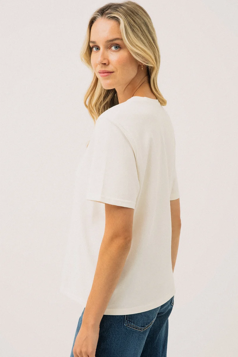 Le t-shirt “Boxy” imprimé