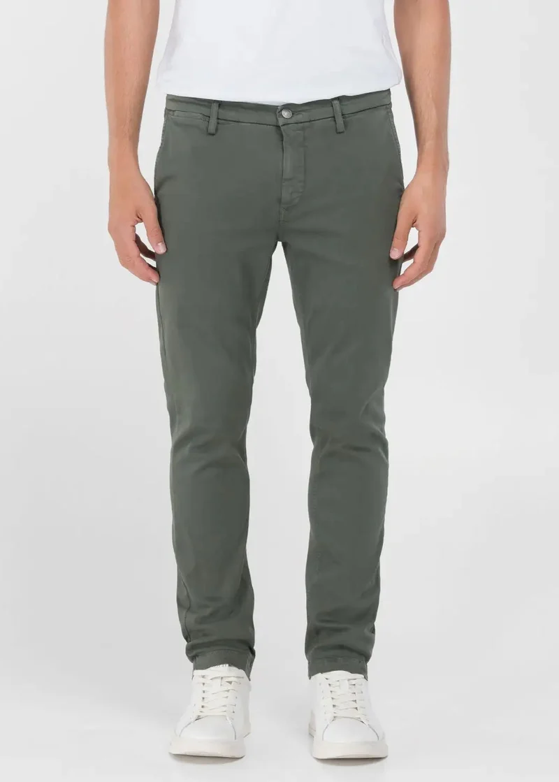 Pantalon chino Replay kaki