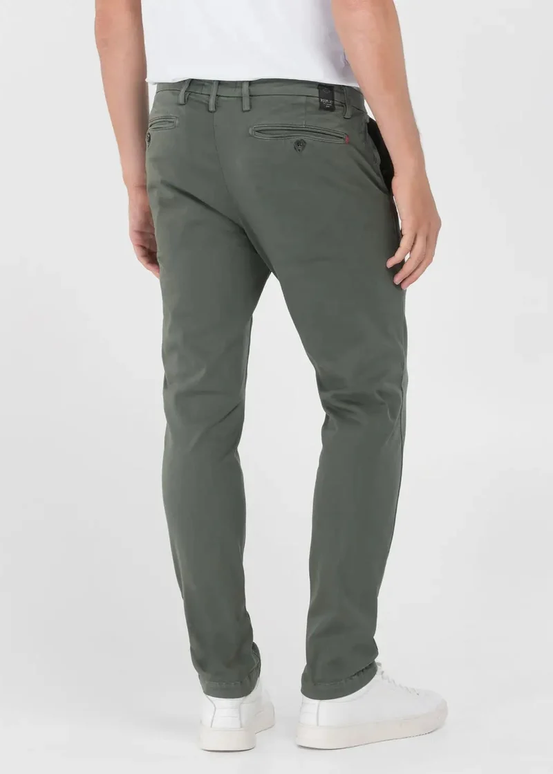 Pantalon chino Replay kaki