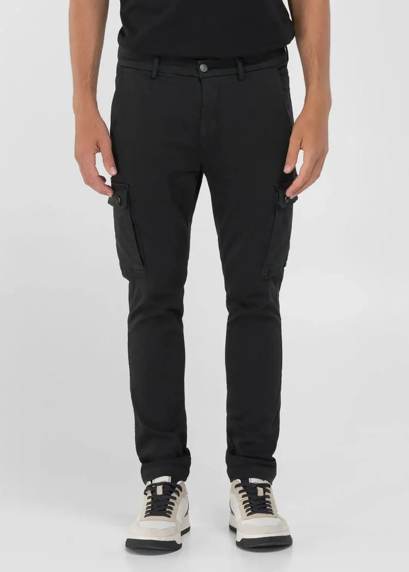 Pantalon cargo Replay noir
