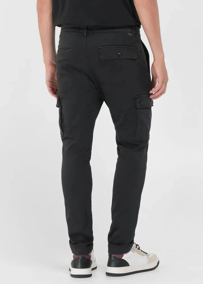 Pantalon cargo Replay noir