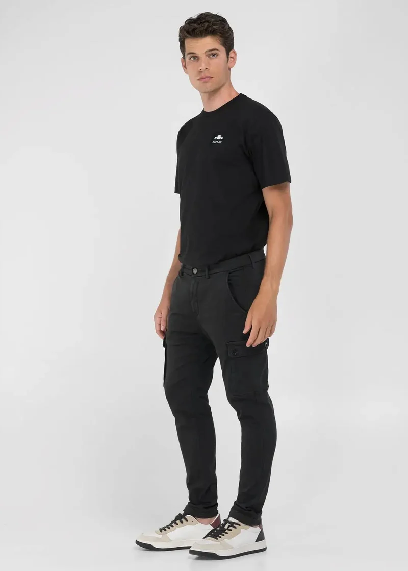 Pantalon cargo Replay noir