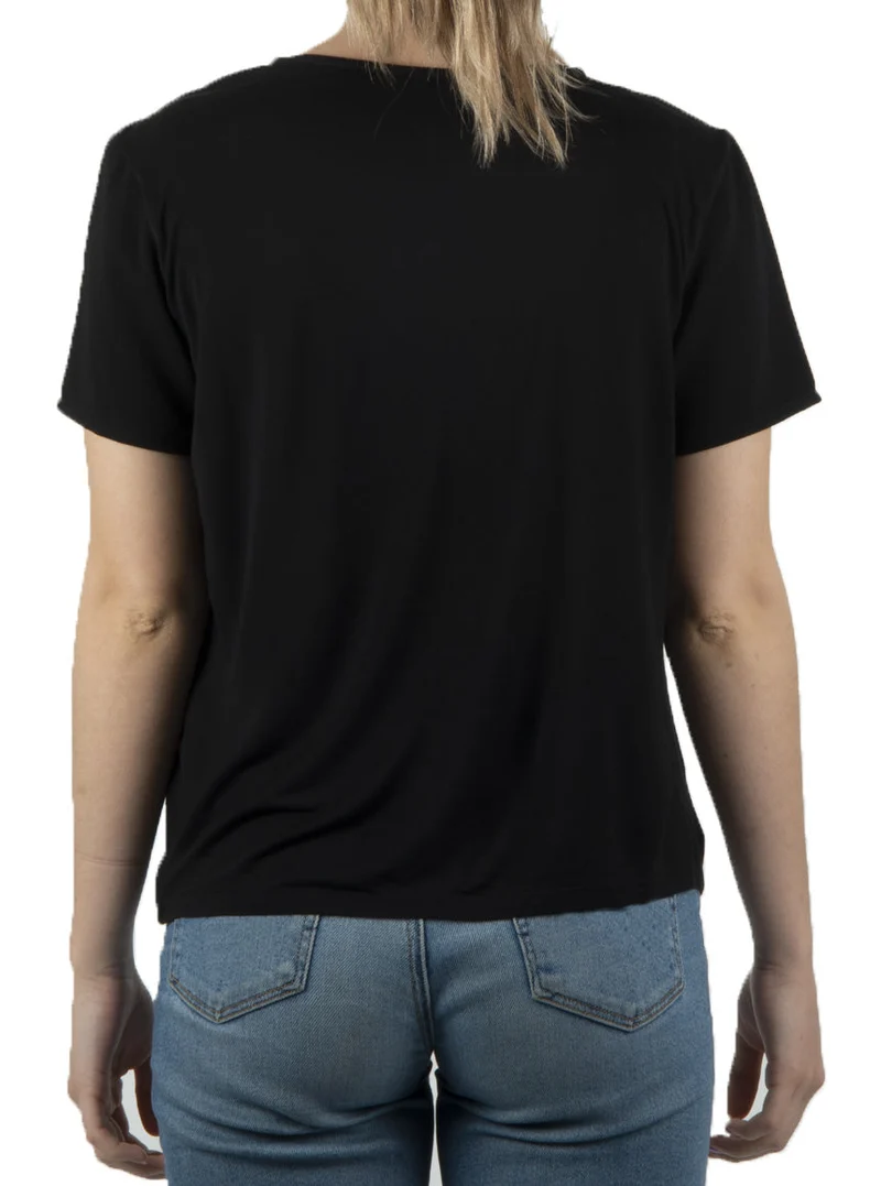 Blouse col en V femme