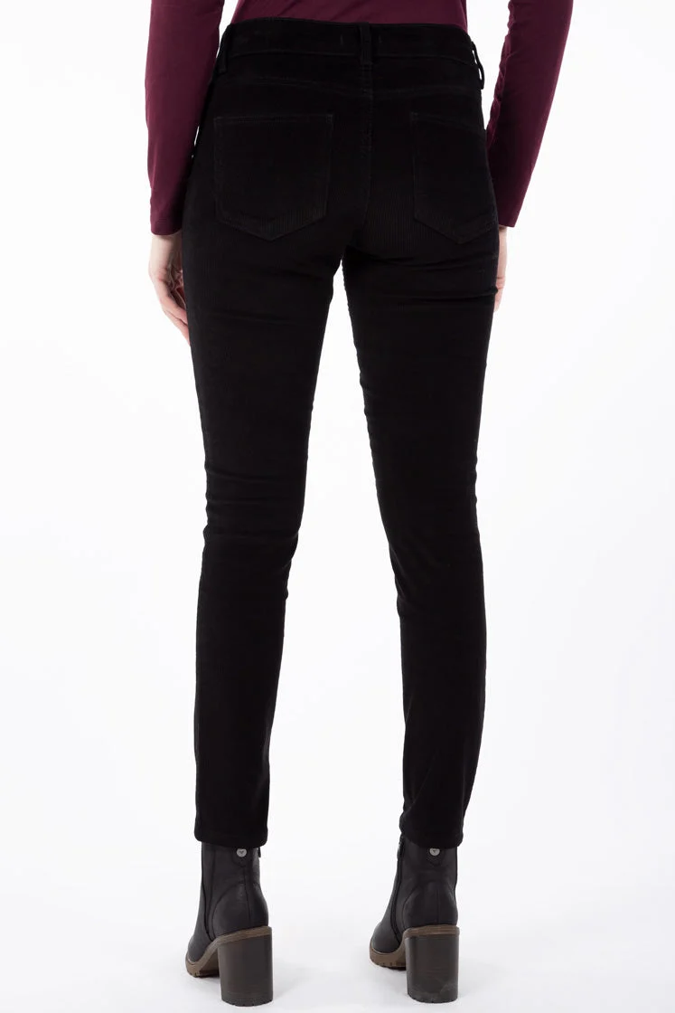 Pantalon 2 boutons en velours côtelé | 2 couleurs