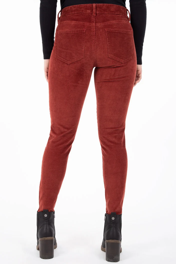 Pantalon 2 boutons en velours côtelé | 2 couleurs