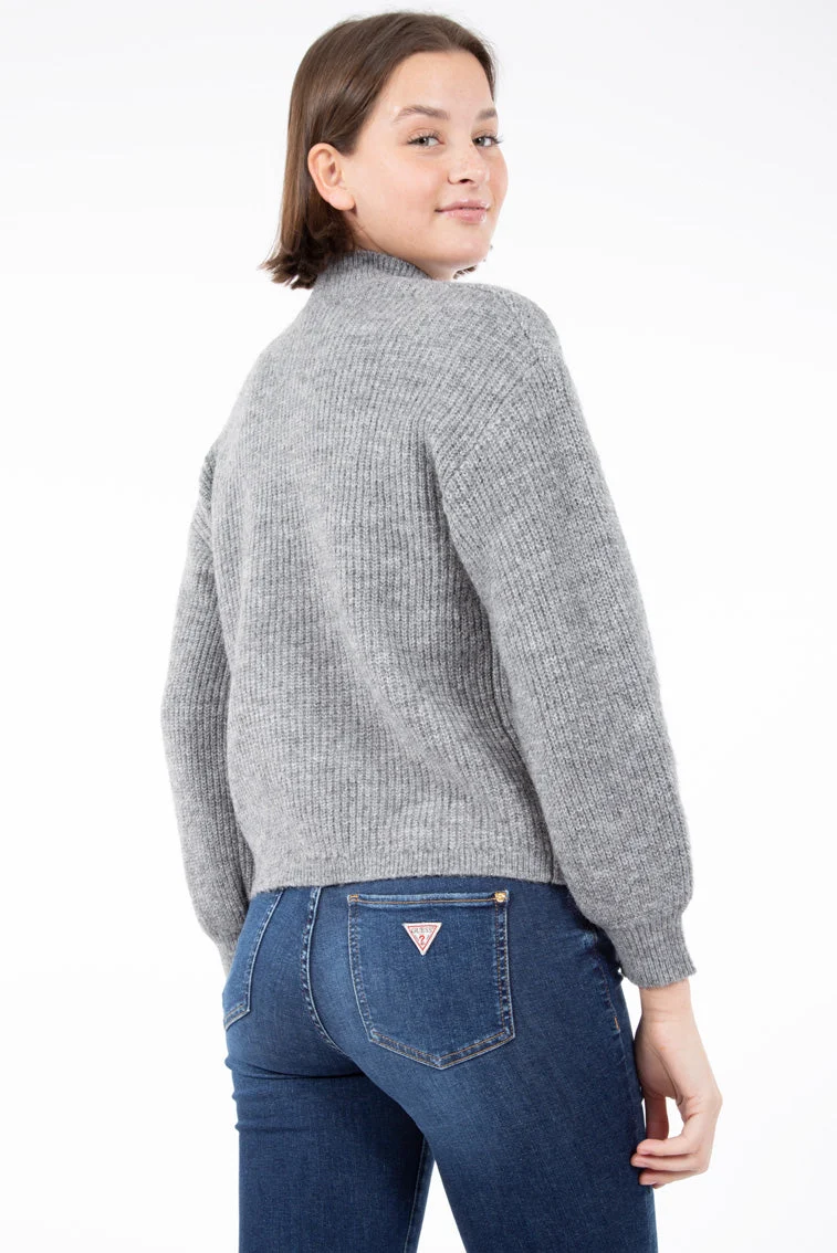 Chandail en tricot avec ouverture | 4 couleurs