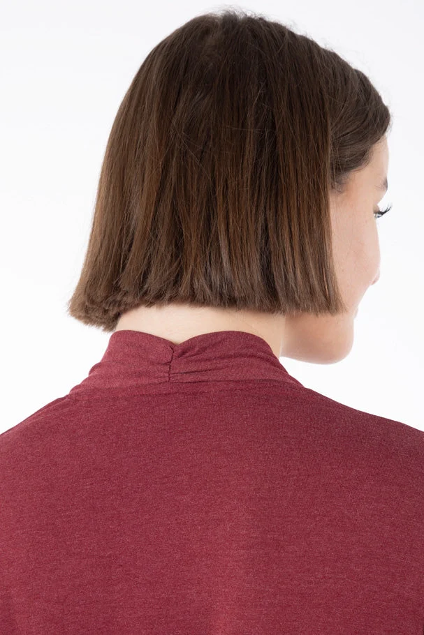 T-shirt croisé manches longues | 3 couleurs