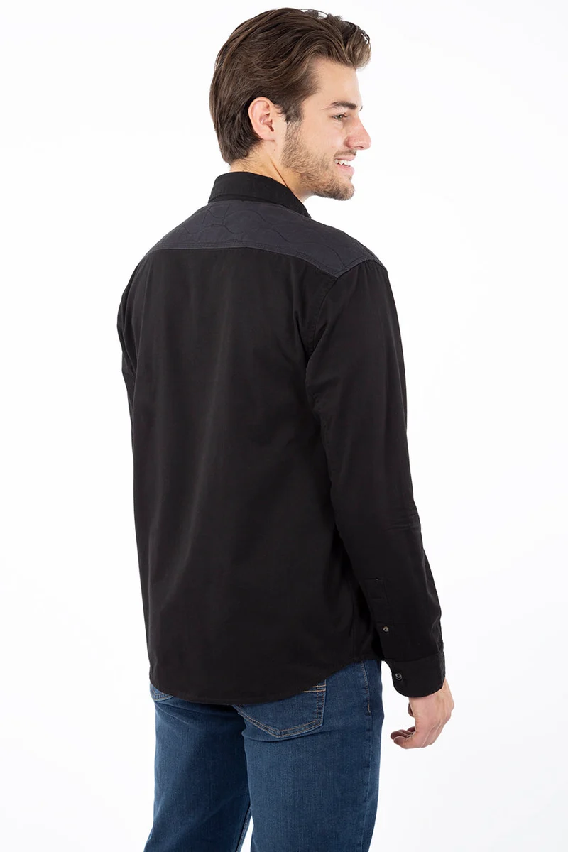 Chemise insertion matelassé | 2 couleurs