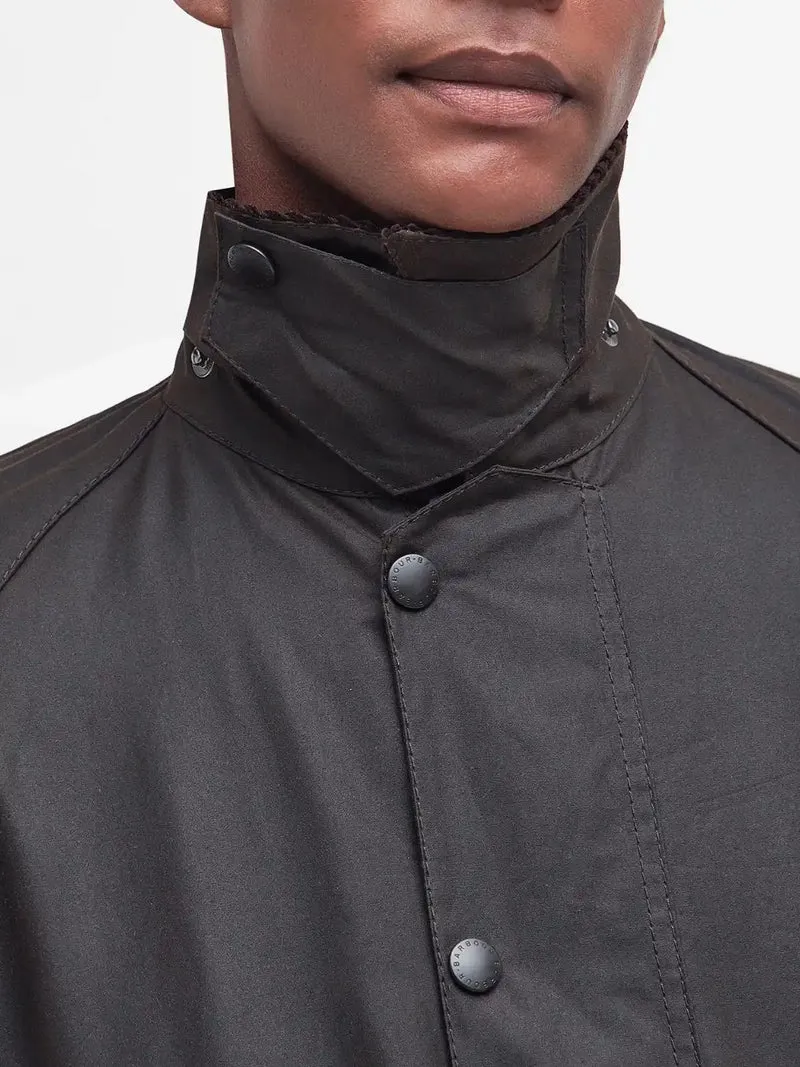 Veste Classic Beaufort Barbour marron en coton ciré
