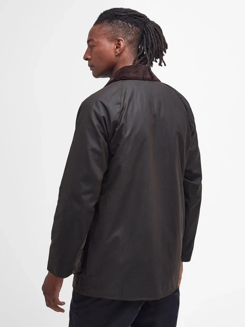 Veste Classic Beaufort Barbour marron en coton ciré