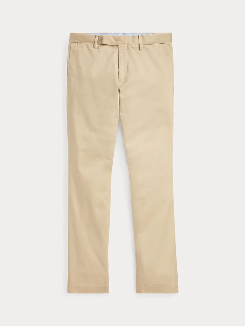 Pantalon chino Ralph Lauren beige en coton stretch