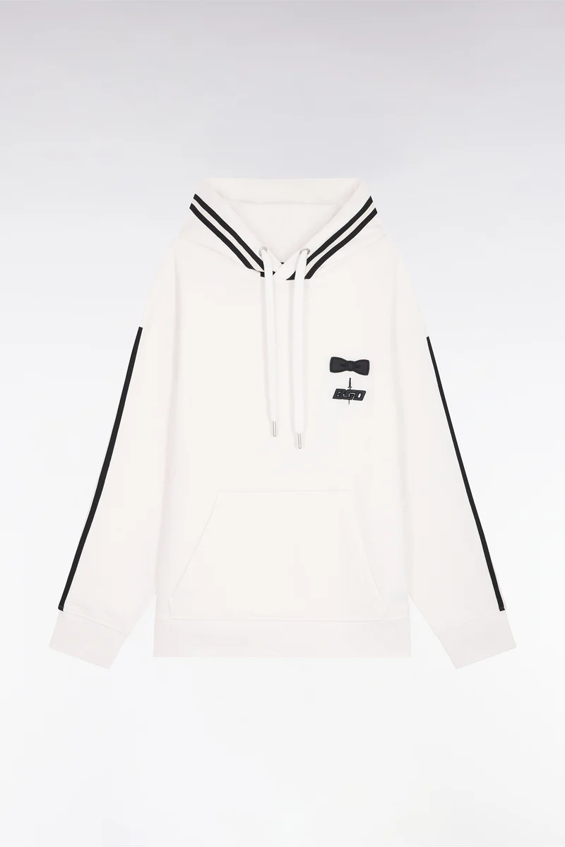 Sweat oversize écru Benoît Saint Denis x Eden Park