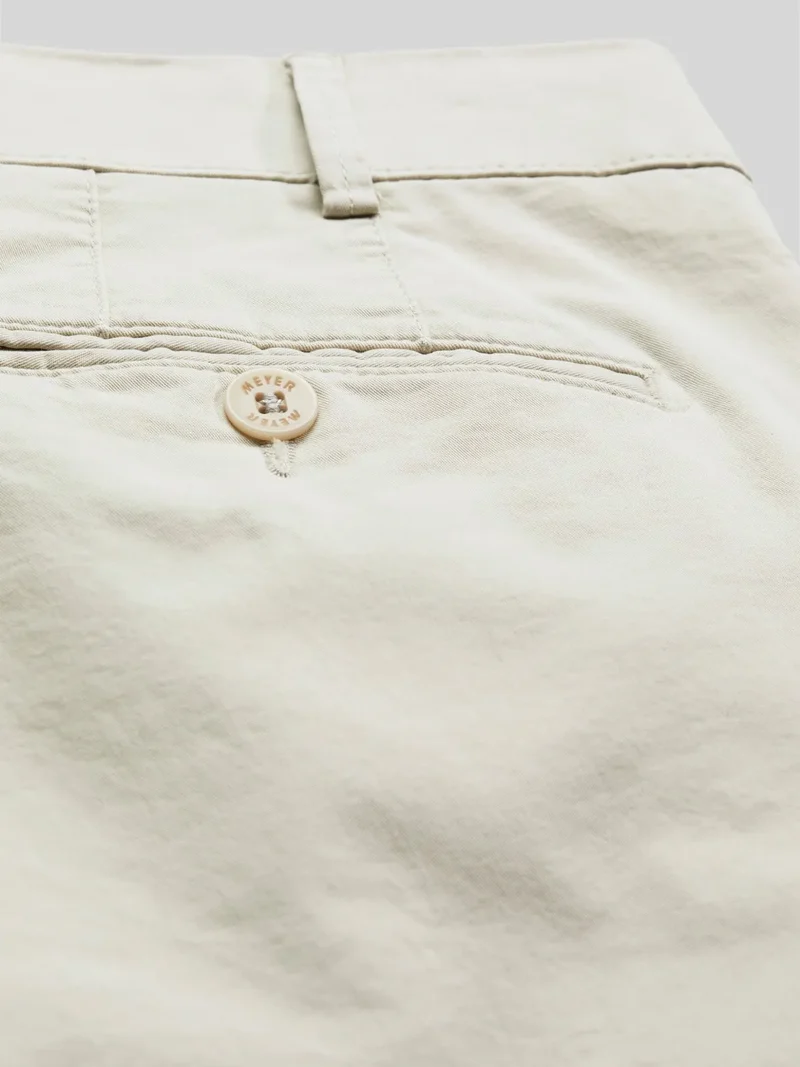 Pantalon chino Meyer beige en coton stretch