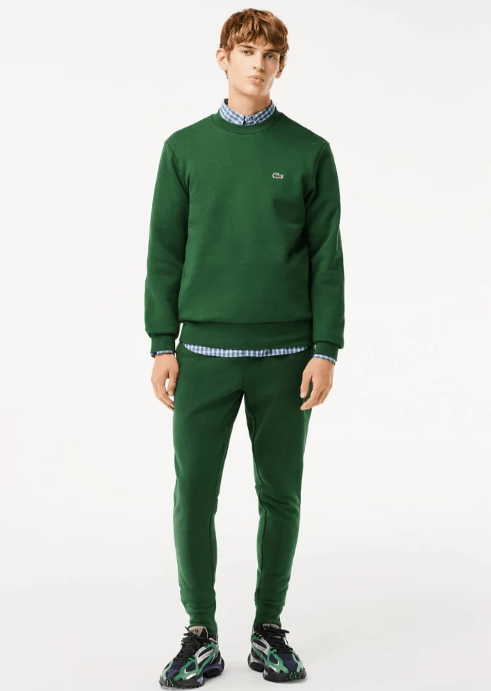 Pantalon de jogging Lacoste vert