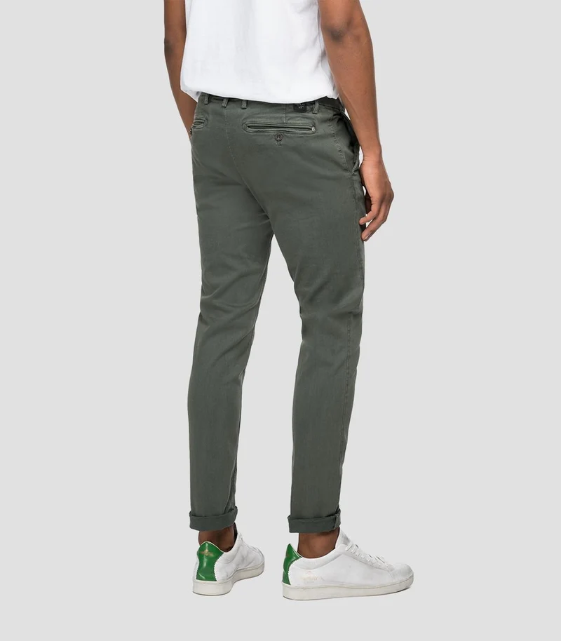 Pantalon chino Replay kaki