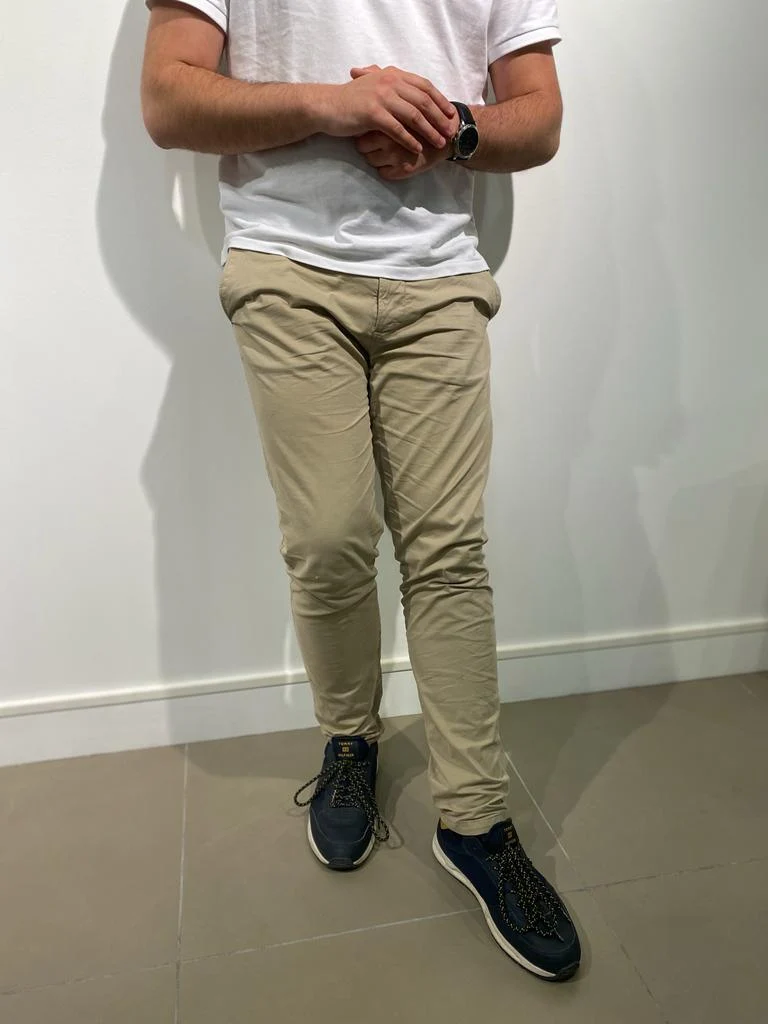 Pantalon chino Georgespaul beige