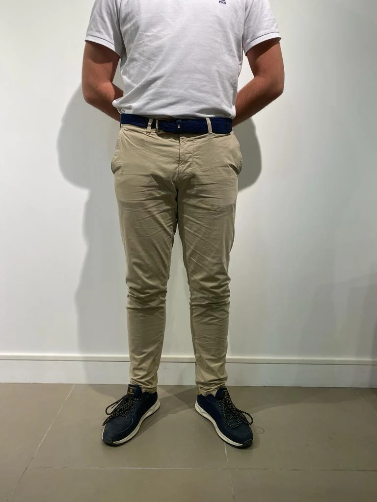 Pantalon chino Georgespaul beige